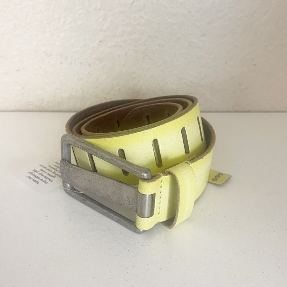 We The Free Jona Belt - yellow lime green Green S/M. New - Picture 3 of 8